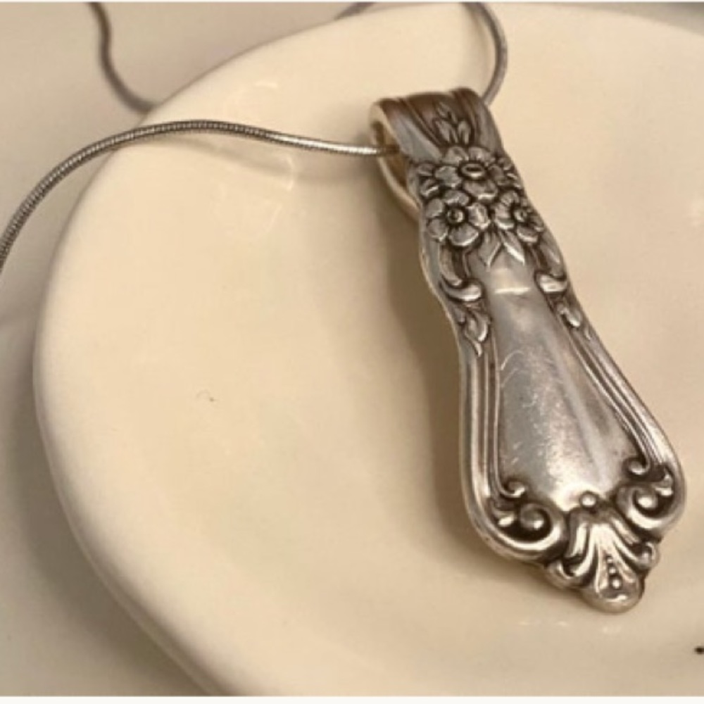 Handmade Spoon Pendant Necklace